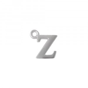 アルファベット＆数字キャストチャーム PE1000 ニッケル （Z）本体のみ/カニカンフック付き
