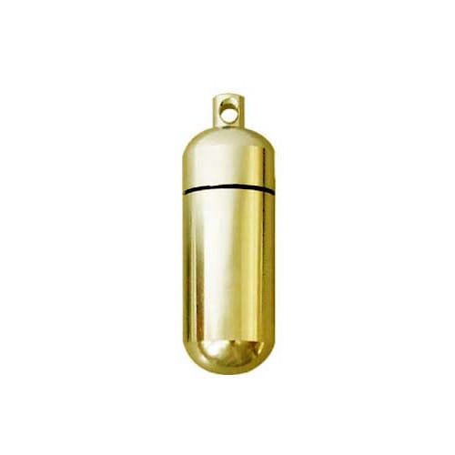 素材そのまま 真鍮カプセル 丸型 生地 Sサイズ