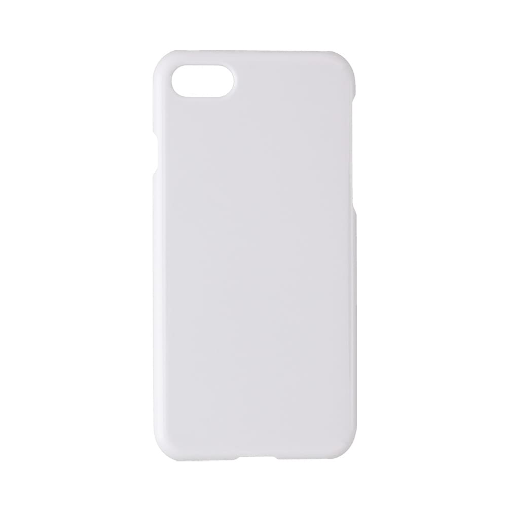 iPhone7／8／SE（第2世代）用 カバーケース 光沢タイプ ホワイト