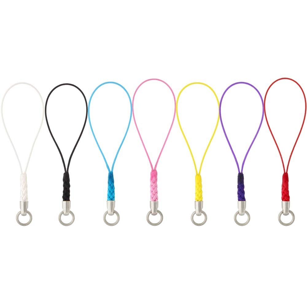 ★詰め合わせパック★ ストラップ根付 ニッケル （7色×各10本セット）