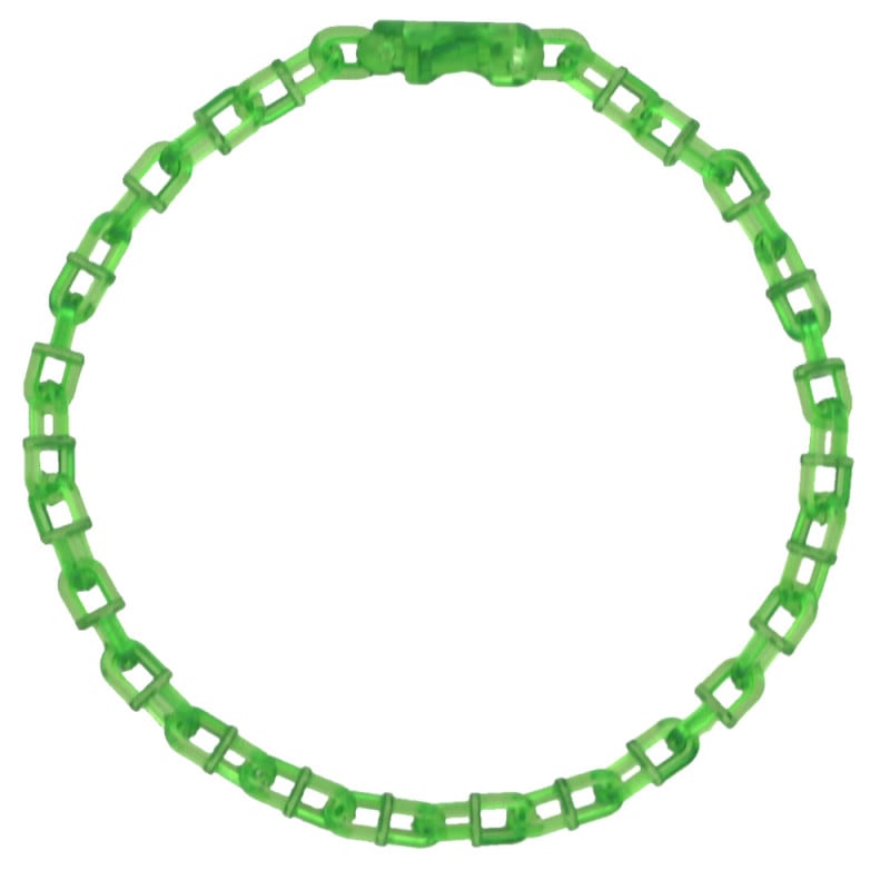 プラスチックチェーン チェーンLOX リリース クリアグリーン