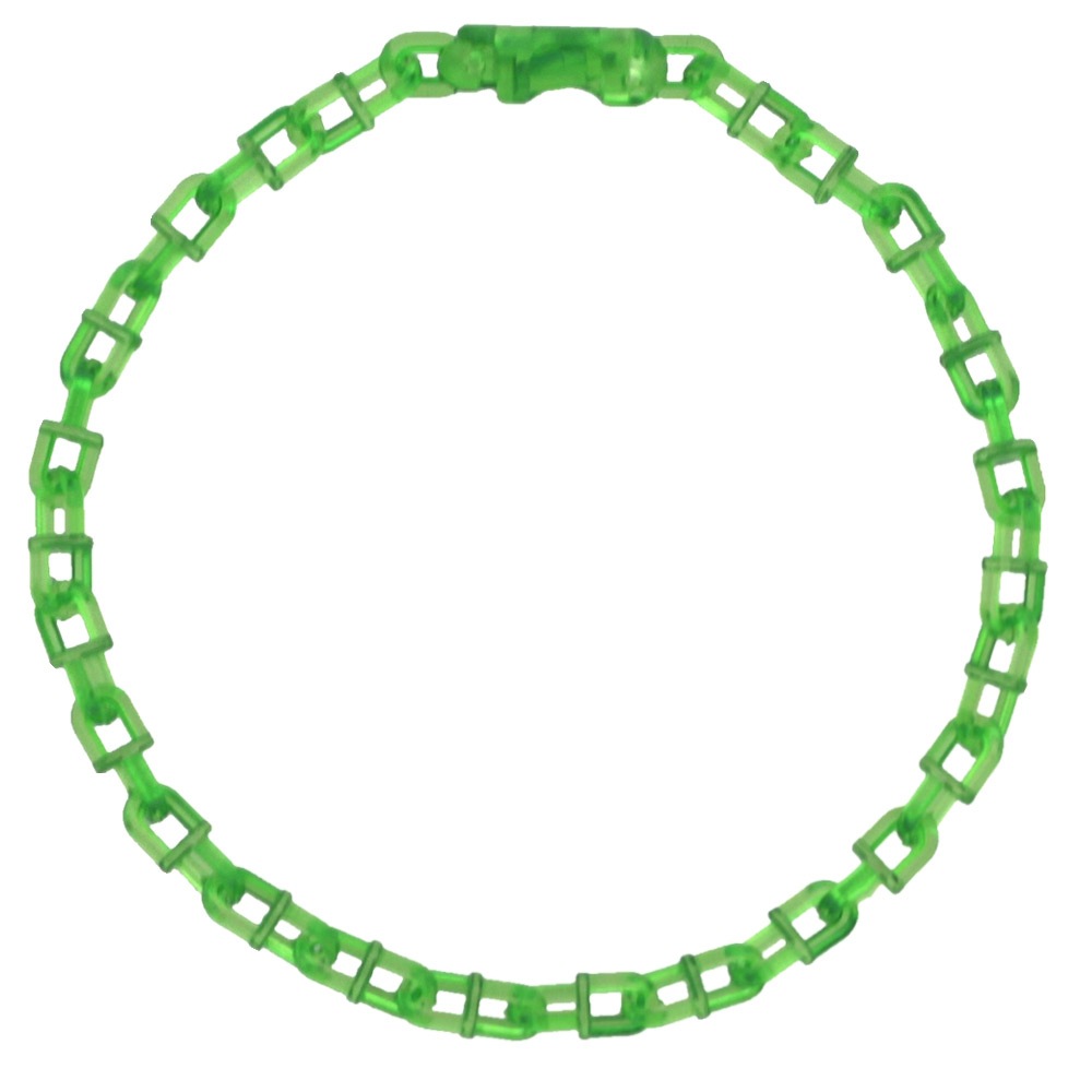 プラスチックチェーン チェーンLOX リリース クリアグリーン