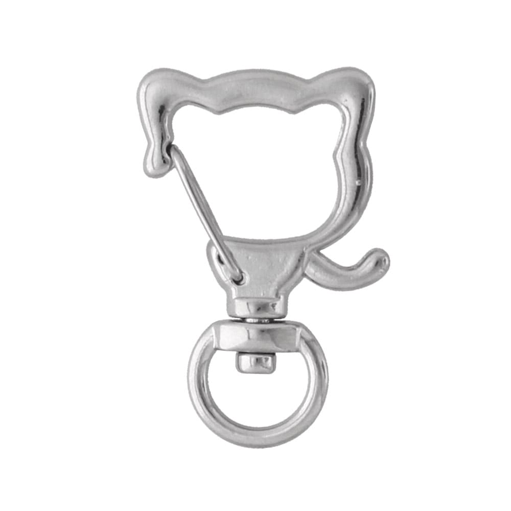 チャームフック 猫型 シルバー