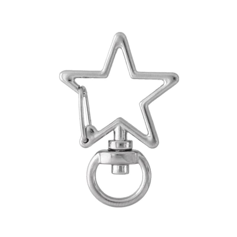 チャームフック 星型 シルバー