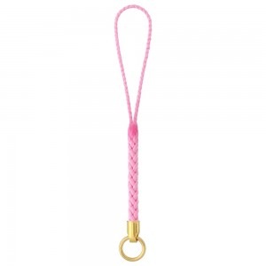 根付紐 ゴールド 丸カン付 ピンク（NC-PK）