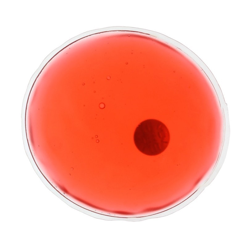 繰り返し使えるエコなカイロ リウォームカイロ 丸型 レッド