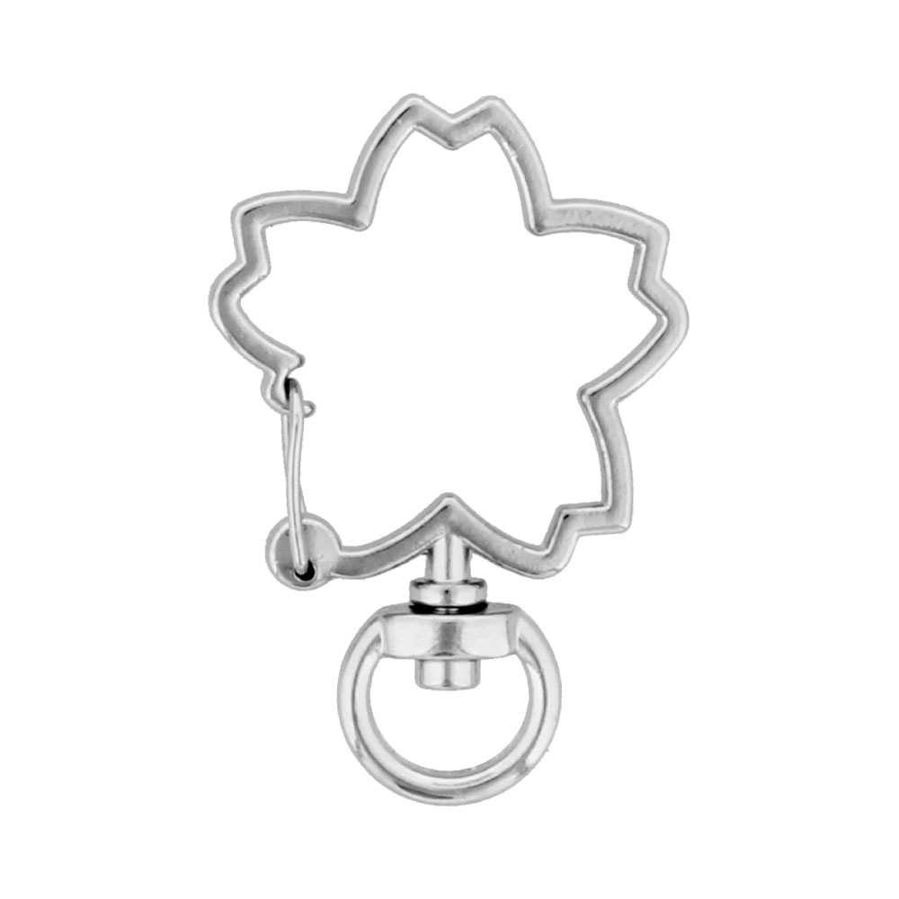 チャームフック さくら型 シルバー