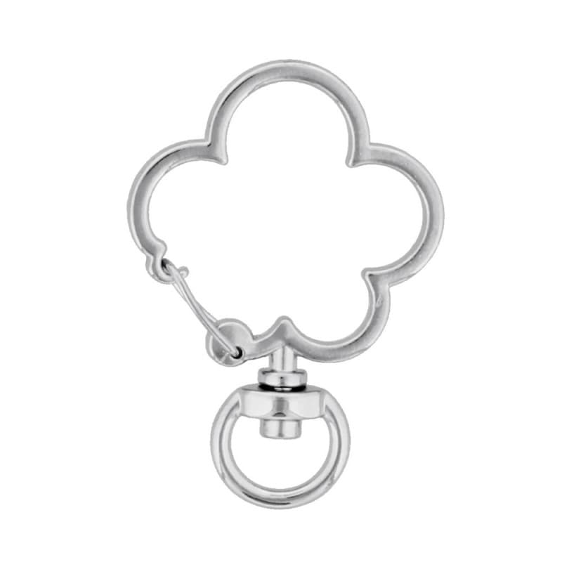 チャームフック 花型 シルバー