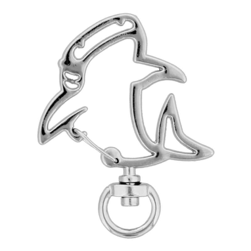 チャームフック ジンベイザメ型 シルバー