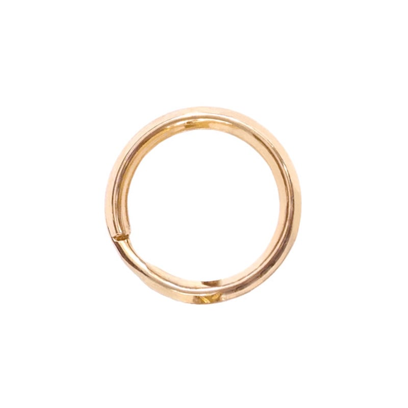 三角押二重リング 1NS φ1.6×内16mm ゴールド