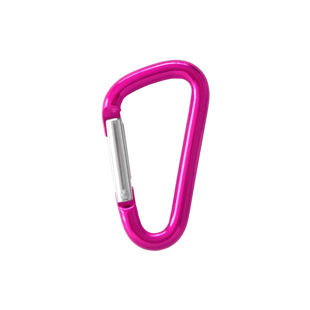 カラビナ Mサイズ フラットタイプ 5×50 F ピンク｜パーツ材料の通販