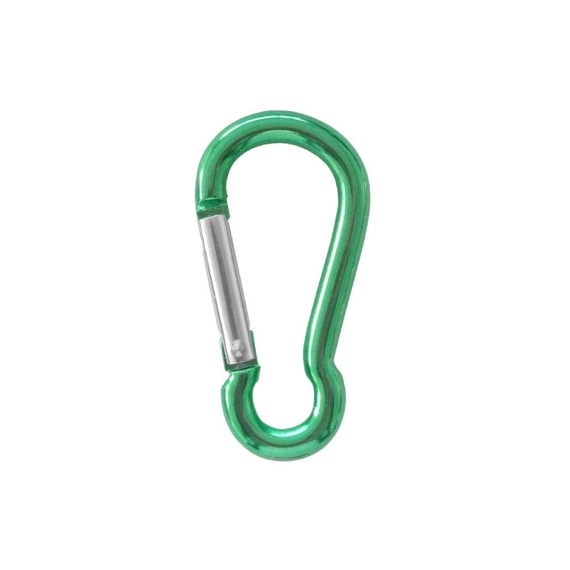 カラビナ Mサイズ ラウンドタイプ 5×50 R グリーン