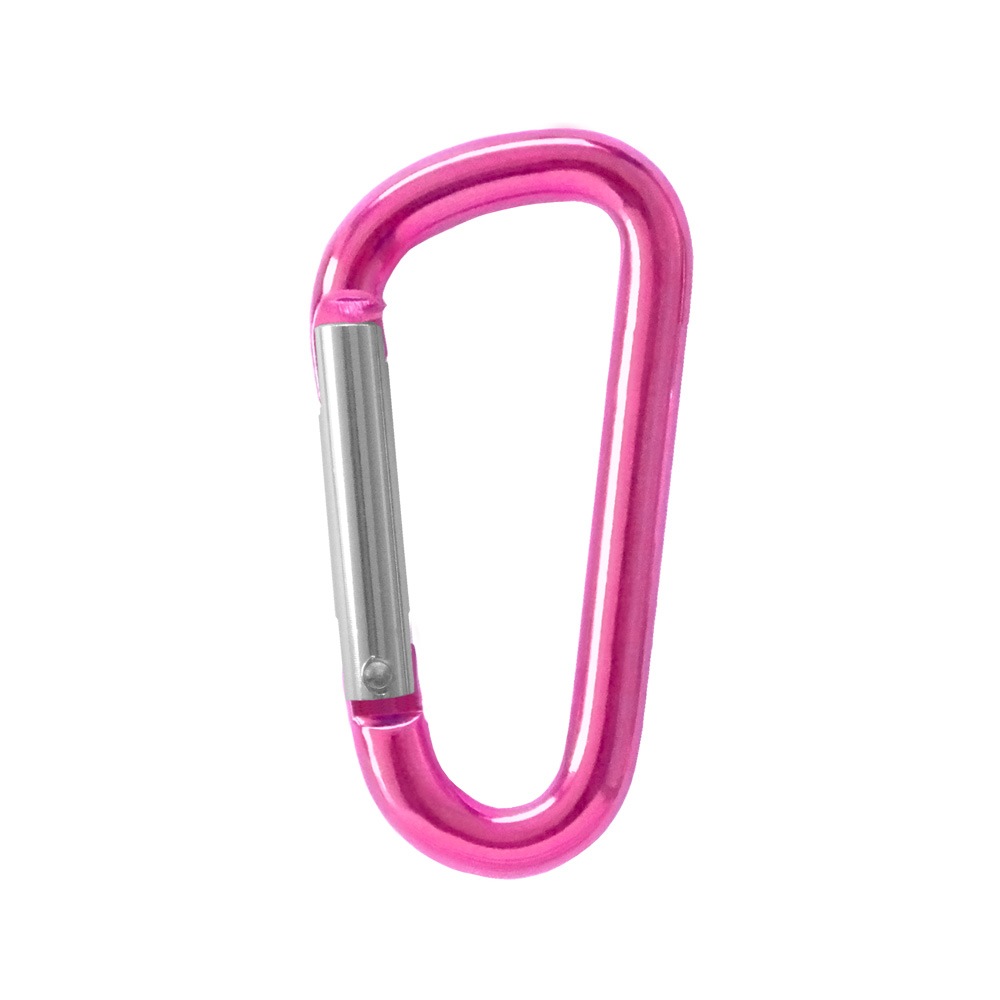 カラビナ Lサイズ フラットタイプ 6×60 F ピンク｜パーツ材料の通販