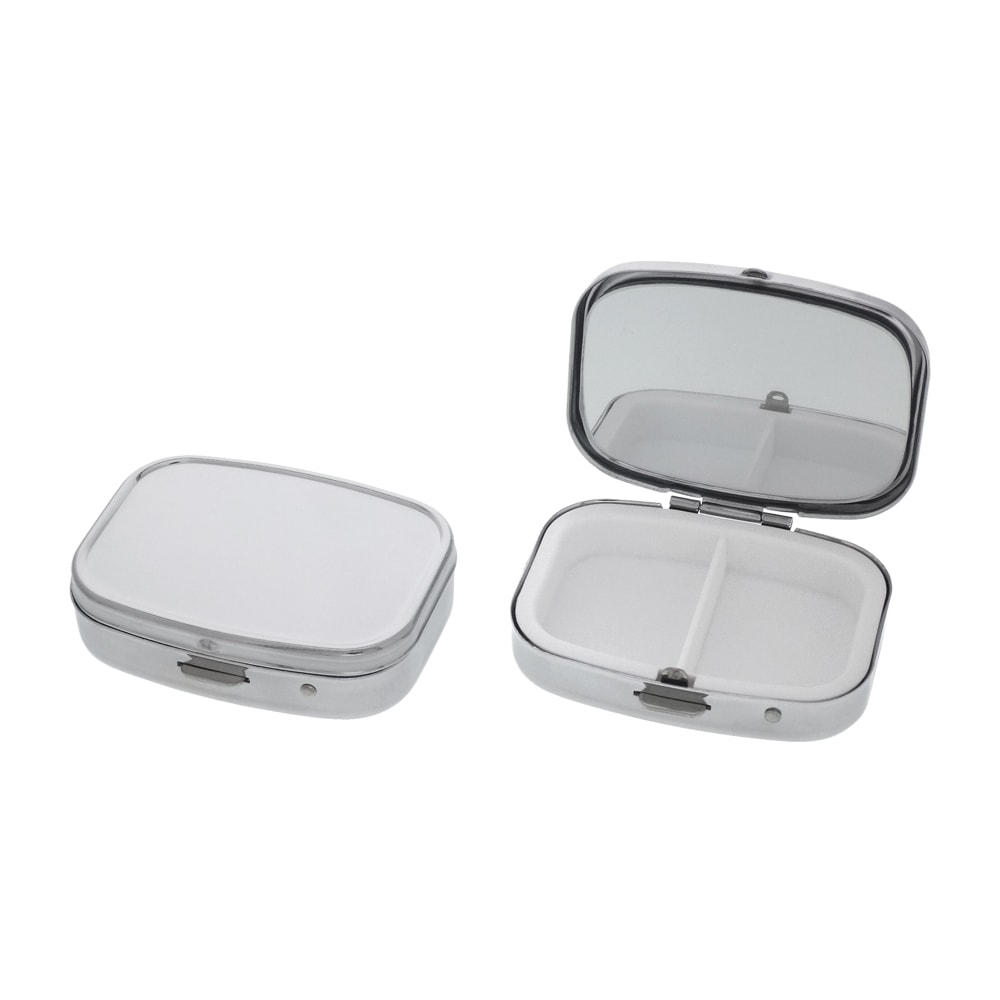 アイラッシュケース（鏡付き） シルバー B325-2｜パーツ材料の通販