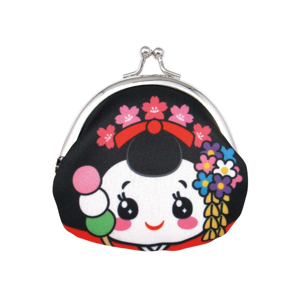 日本のお土産 和柄がまぐち 小 舞妓