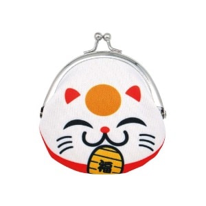 日本のお土産 和柄がまぐち 小 招き猫
