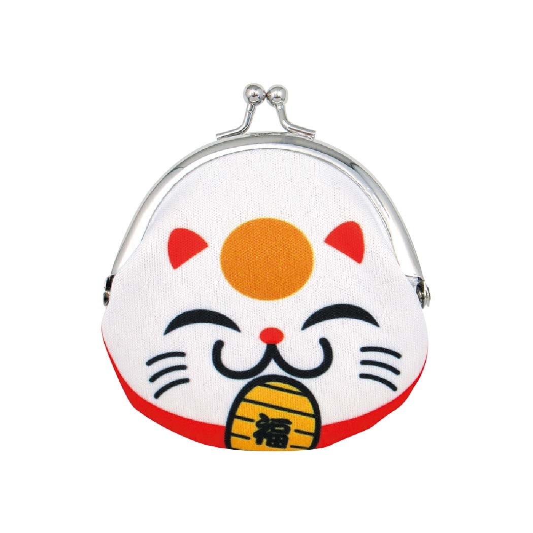 日本のお土産 和柄がまぐち 小 招き猫