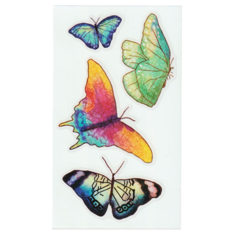 マスクに貼って遊べる マスクシール 蝶（ちょうちょ）