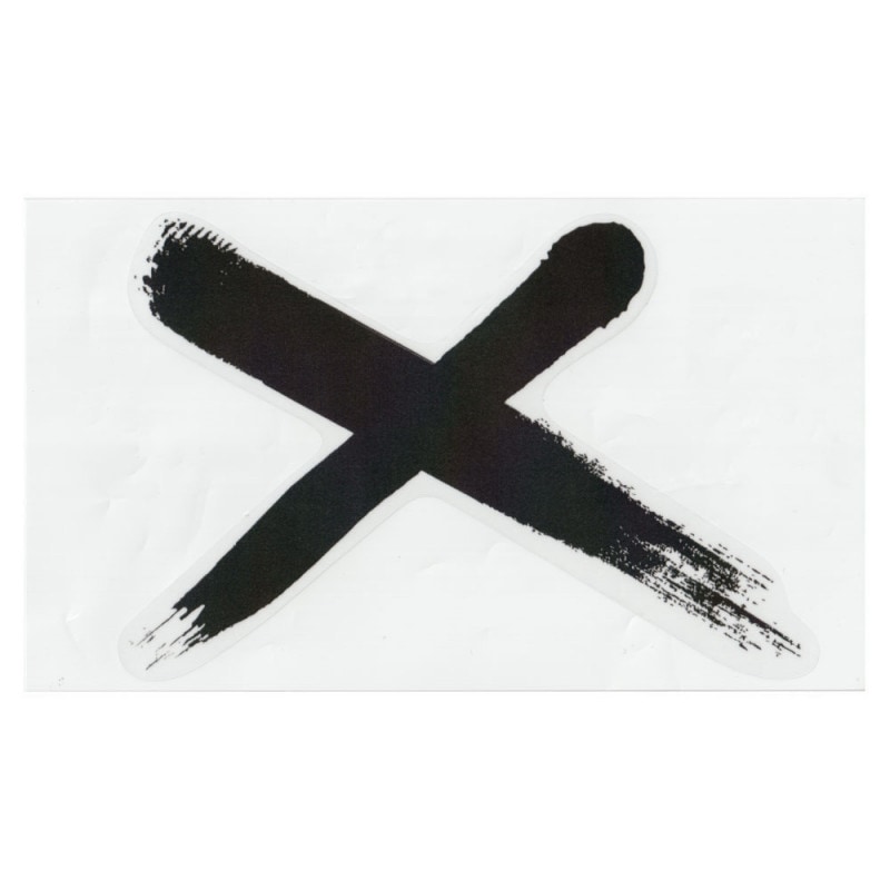 マスクに貼って遊べる マスクシール ×（ばつ）