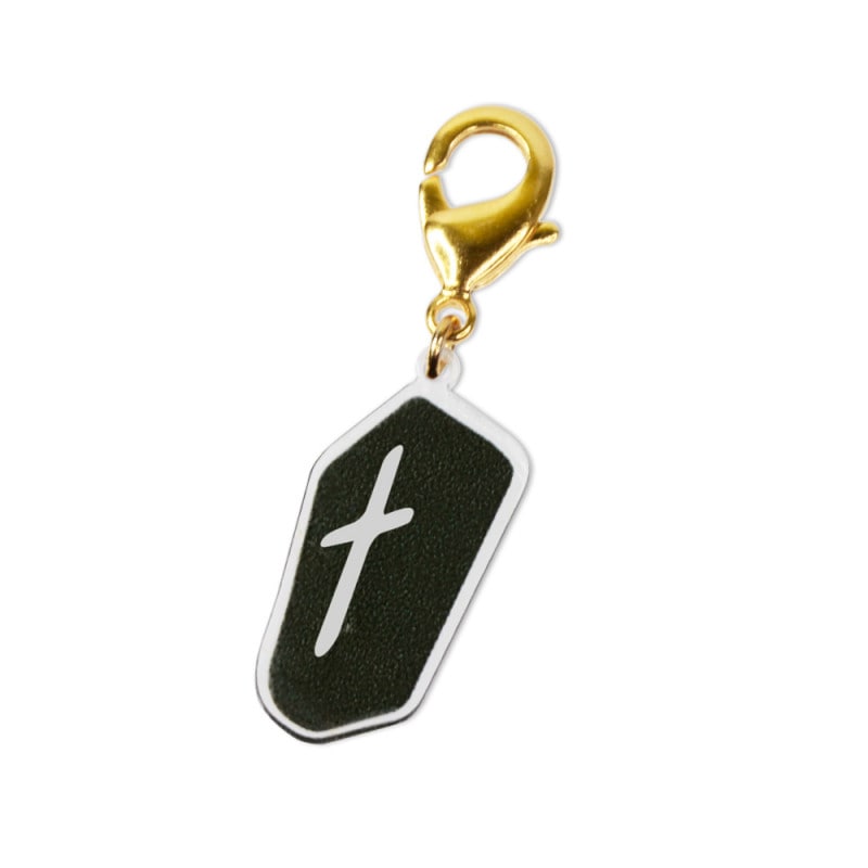 ハロウィン カニカンフック付きチャーム 棺桶（かんおけ）