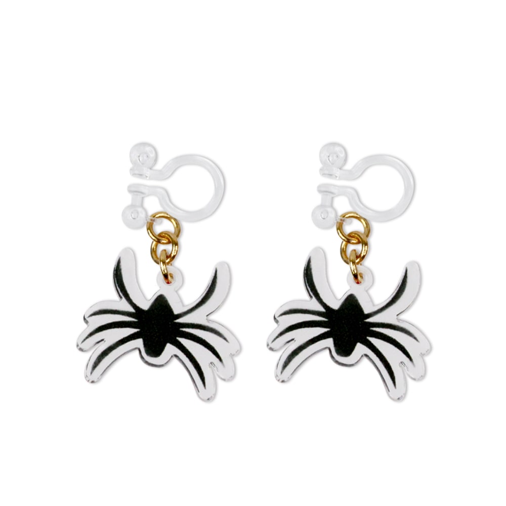 オニオオハシ　レジンヘアゴム　ハロウィン　蜘蛛 オニオオハシ レジンヘアゴム ハロウィン 蜘蛛 714】ハンドメイド