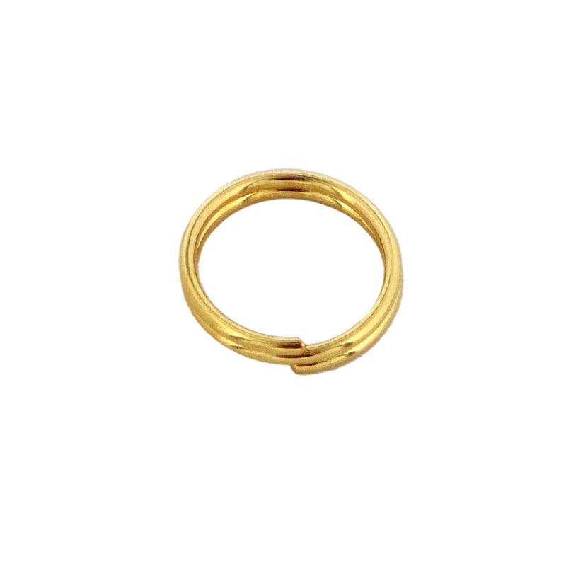 二重リング（巻放し） IR1.0×内10mm ゴールド