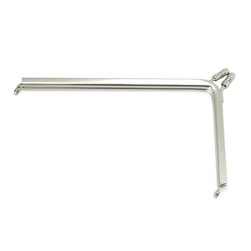 ○オリジナルハンドバック・がま口作りに○ 口金 L型 天溝タイプ 13.5