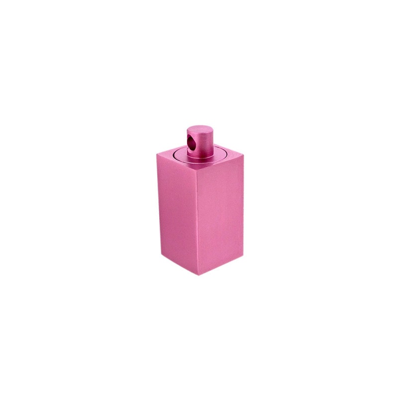 角型アルミカプセル カラー マットピンク