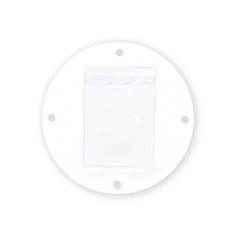 ウォールポケット 丸型 小 ホワイト 無地