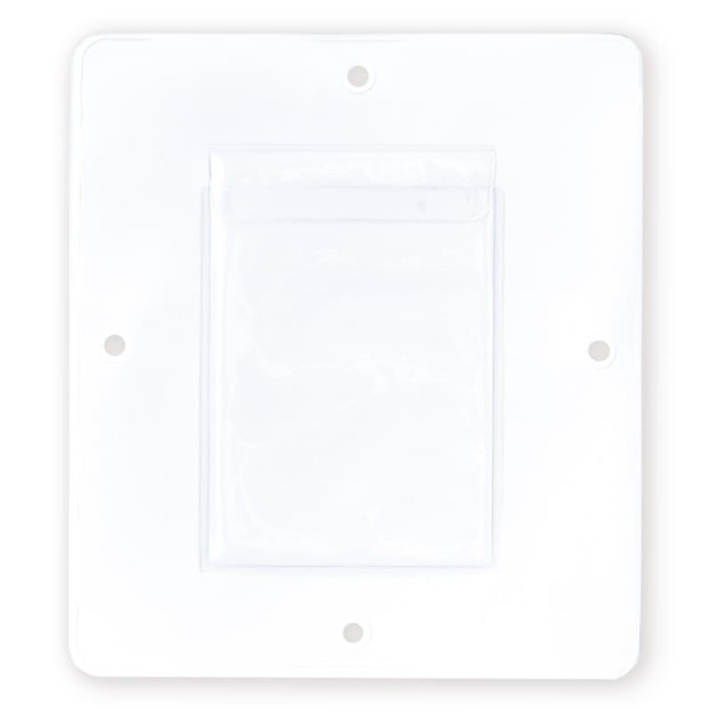 ウォールポケット 角型 大 ホワイト 無地