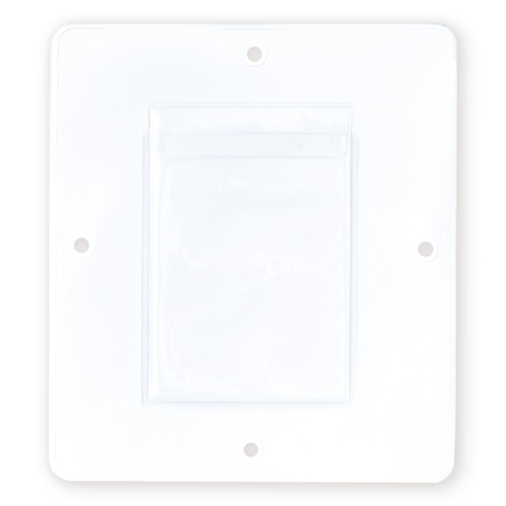 ウォールポケット 角型 大 ホワイト 無地