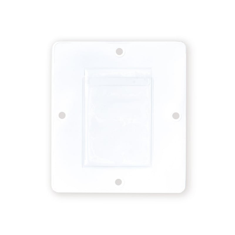 ウォールポケット 角型 小 ホワイト 無地