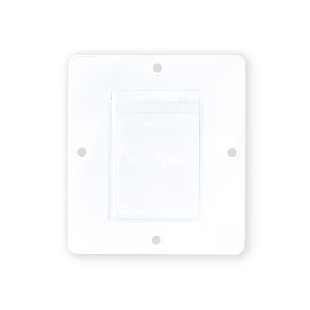 ウォールポケット 角型 小 ホワイト 無地