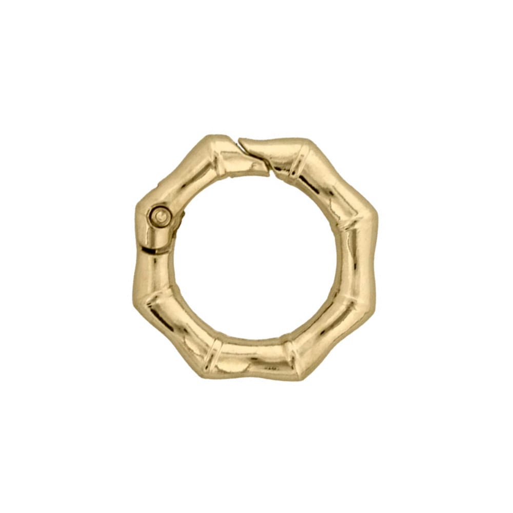 ダイキャストカラビナ 竹柄タイプ 29mm ゴールド