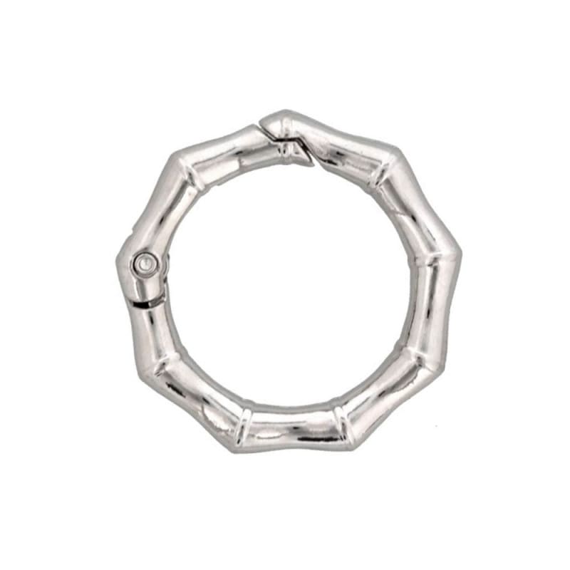 ダイキャストカラビナ 竹柄タイプ 34mm シルバー