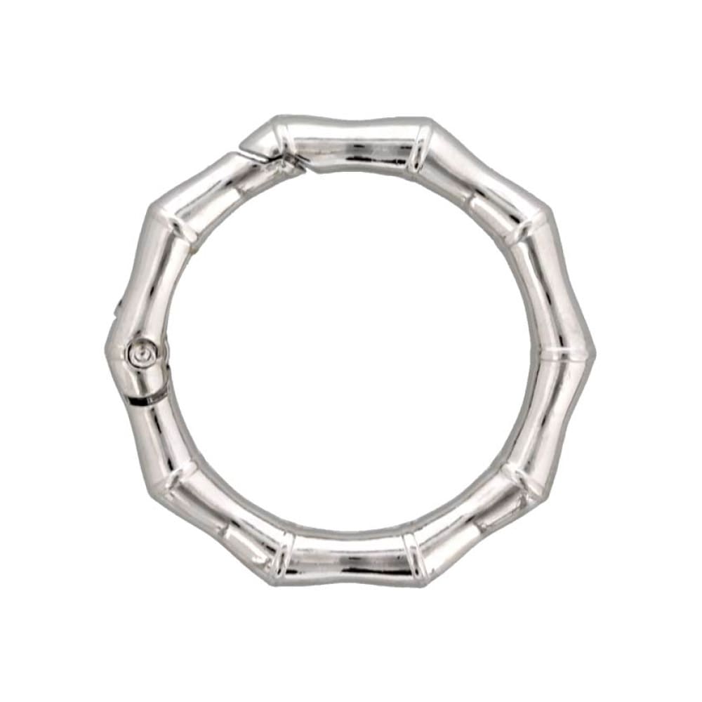 ダイキャストカラビナ 竹柄タイプ 41mm シルバー