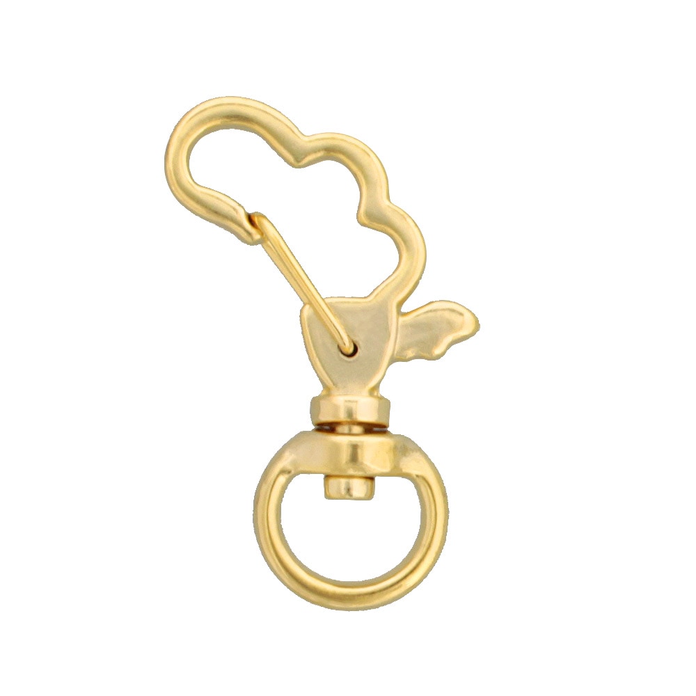 チャームフック 羽型 ゴールド