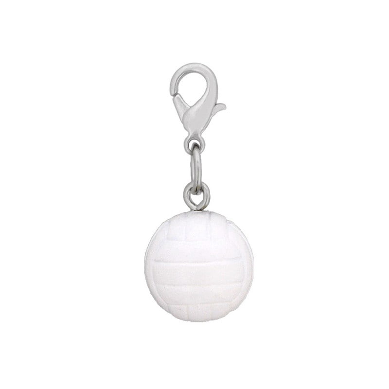 ミニフィギュア スポーツチャーム バレーボール 白 （FAA-VB-WH）