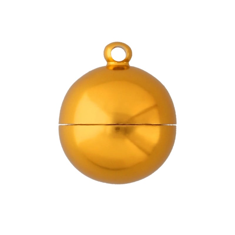 球型アルミカプセル 大 φ20mm ゴールド