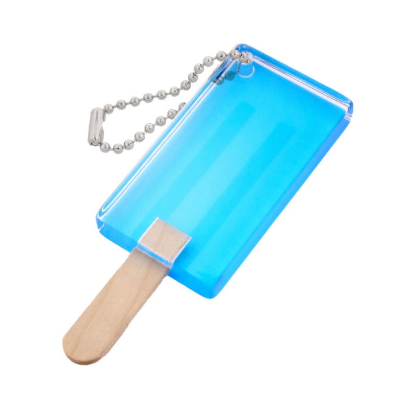 【専用】チョコレートアイスネックレスとキャラメルアイスのキーホルダー ショコラシトロン アイスクリーム /バッグチャーム