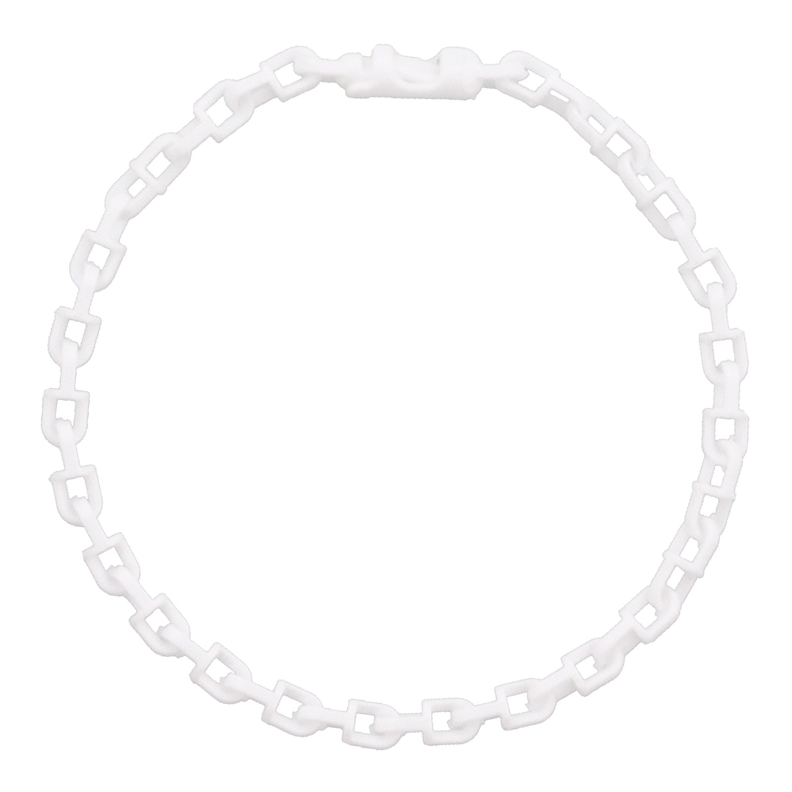 プラスチックチェーン チェーンLOX リリース ホワイト｜パーツ材料の
