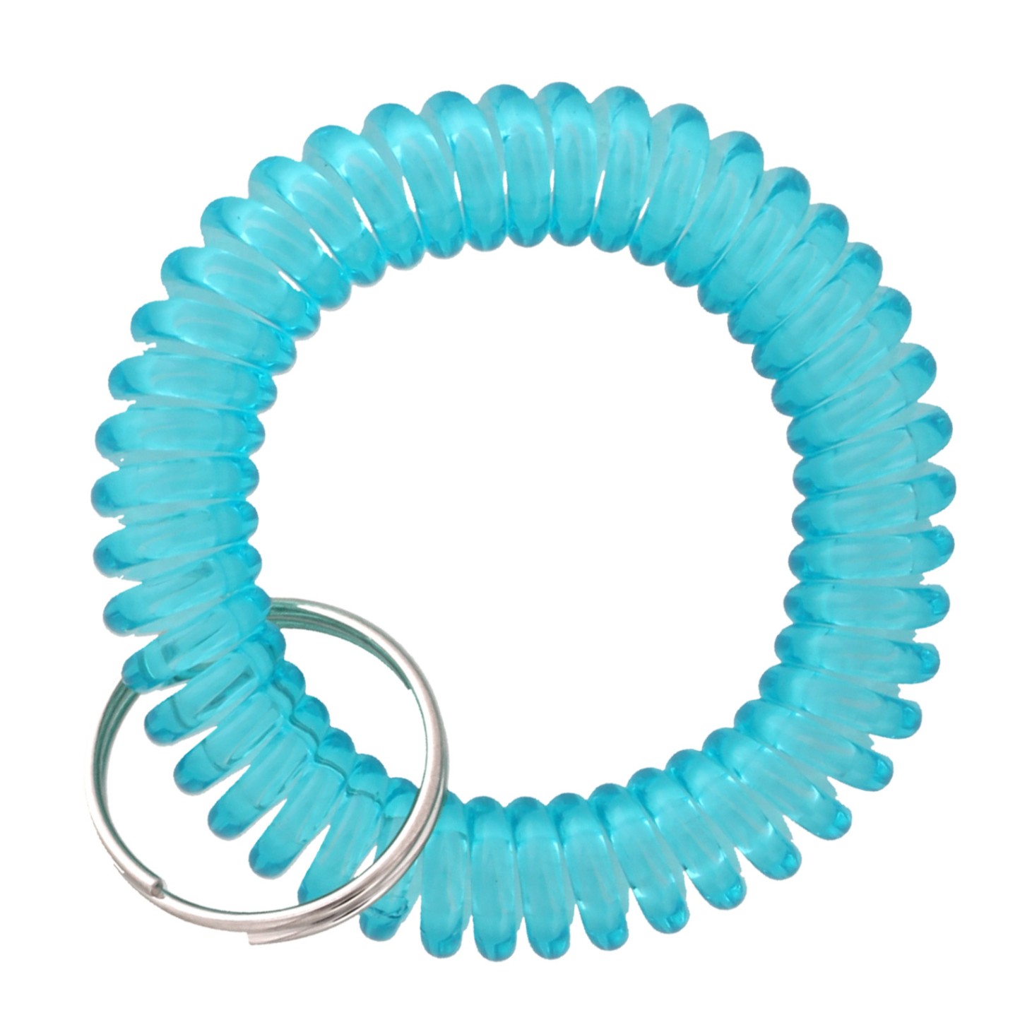 ロッカーキー コイルブレスレット EVAブレス No.400 クリアブルー