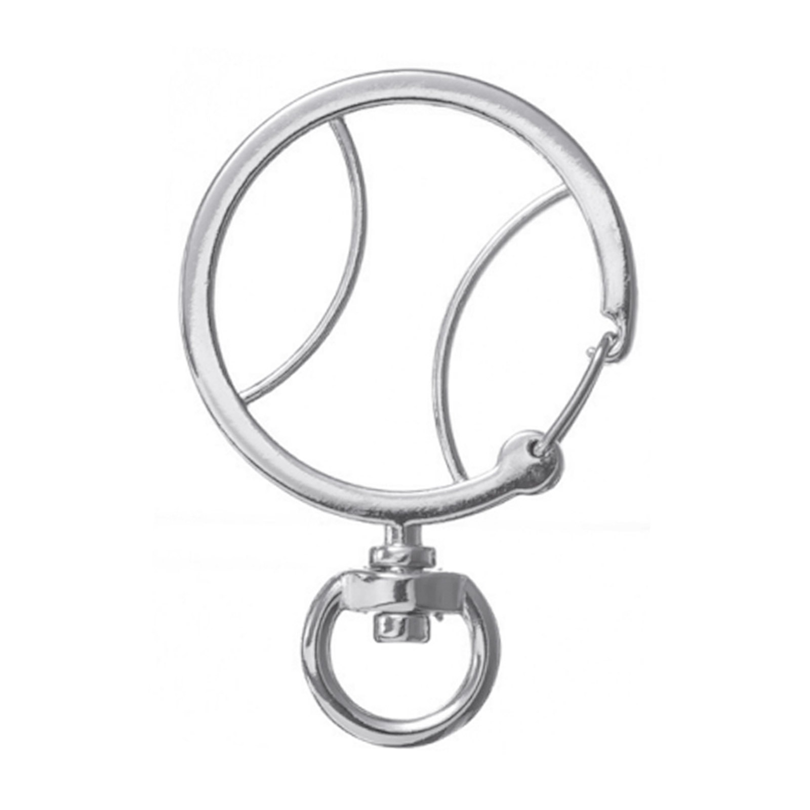 チャームフック ベースボール シルバー