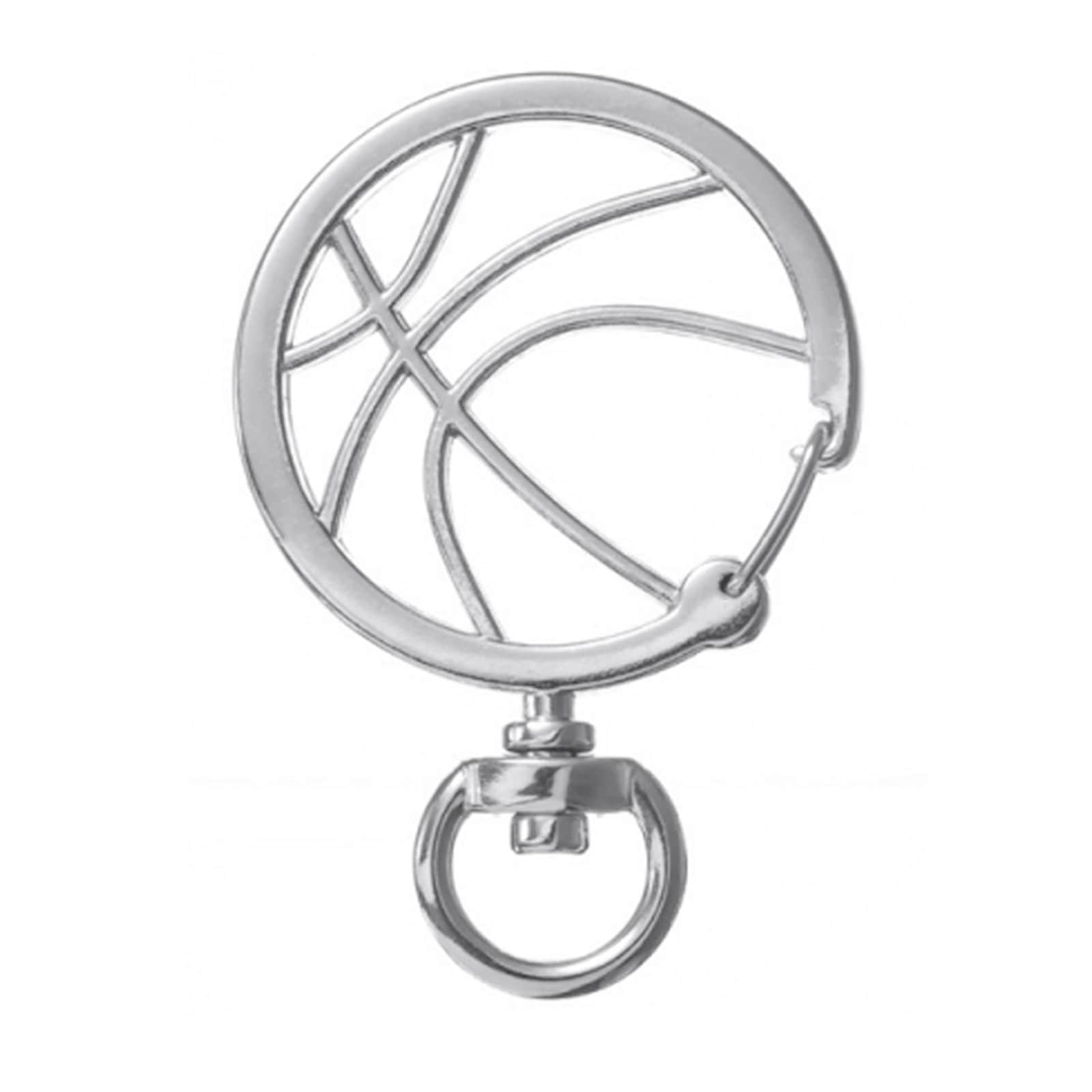 チャームフック バスケットボール シルバー