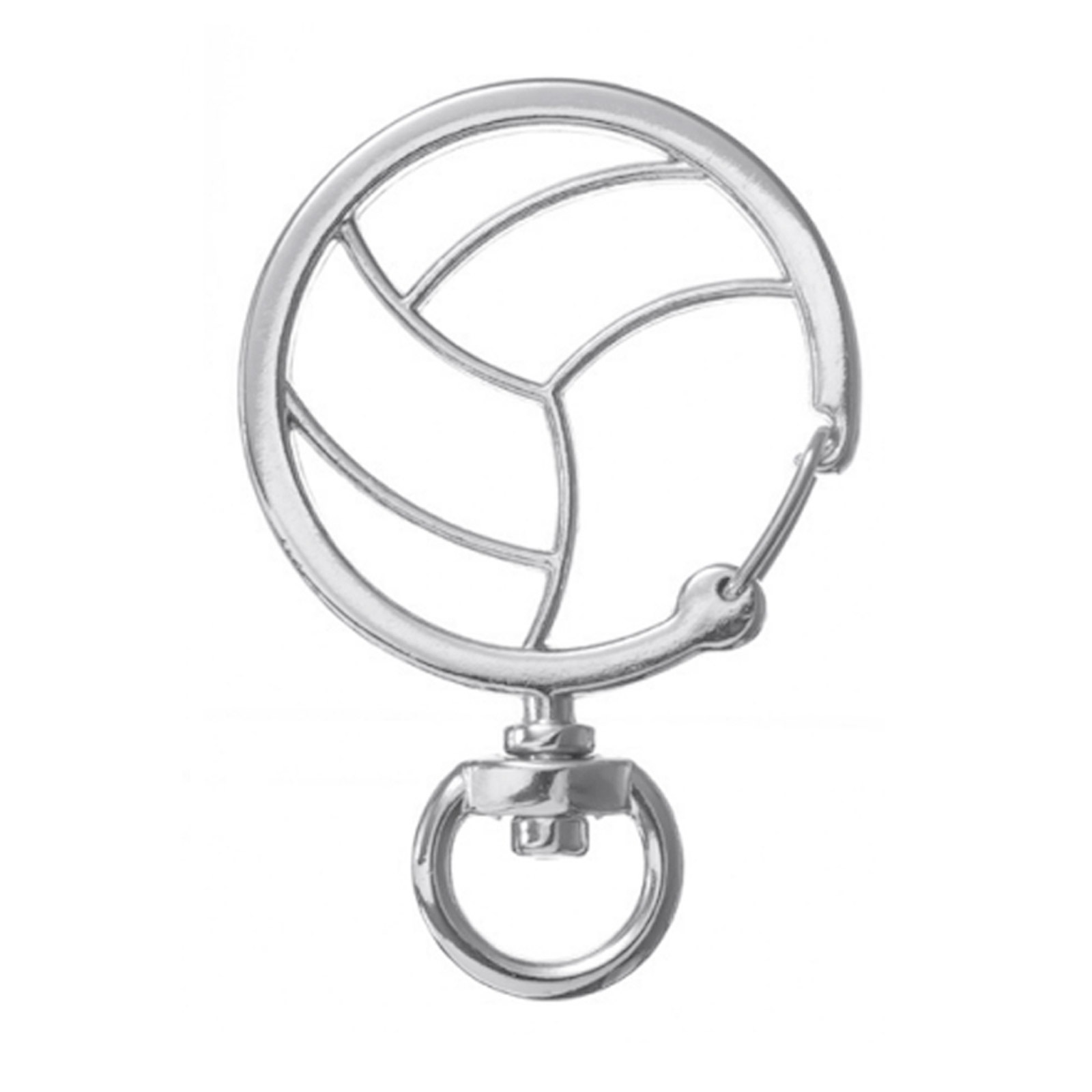 チャームフック バレーボール シルバー