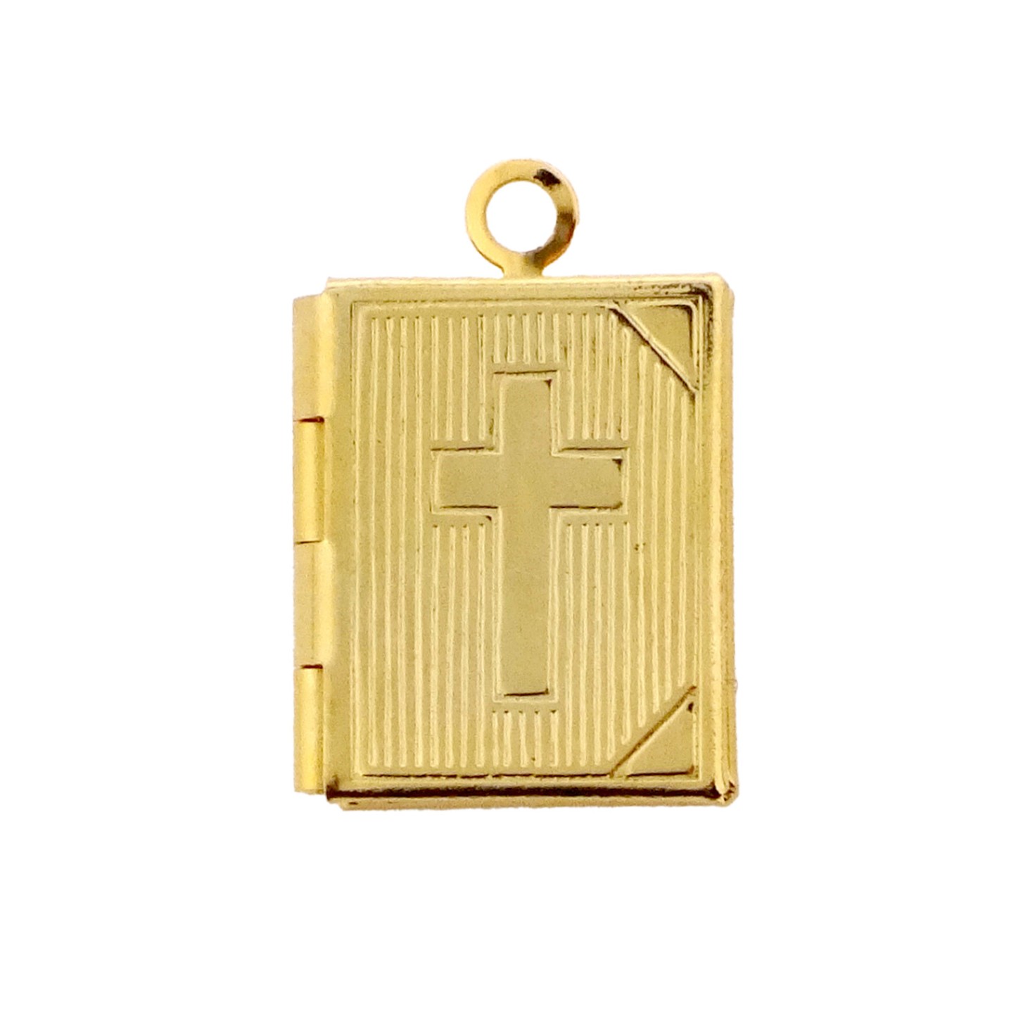 【希少】ヨーロッパ ビンテージ　ロケットペンダント 10K 動作OK ブック型 希少】ヨーロッパ ビンテージ ロケットペンダント 10K 動作OK