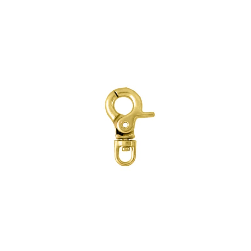 スナップフック ミニ K-22 ゴールド