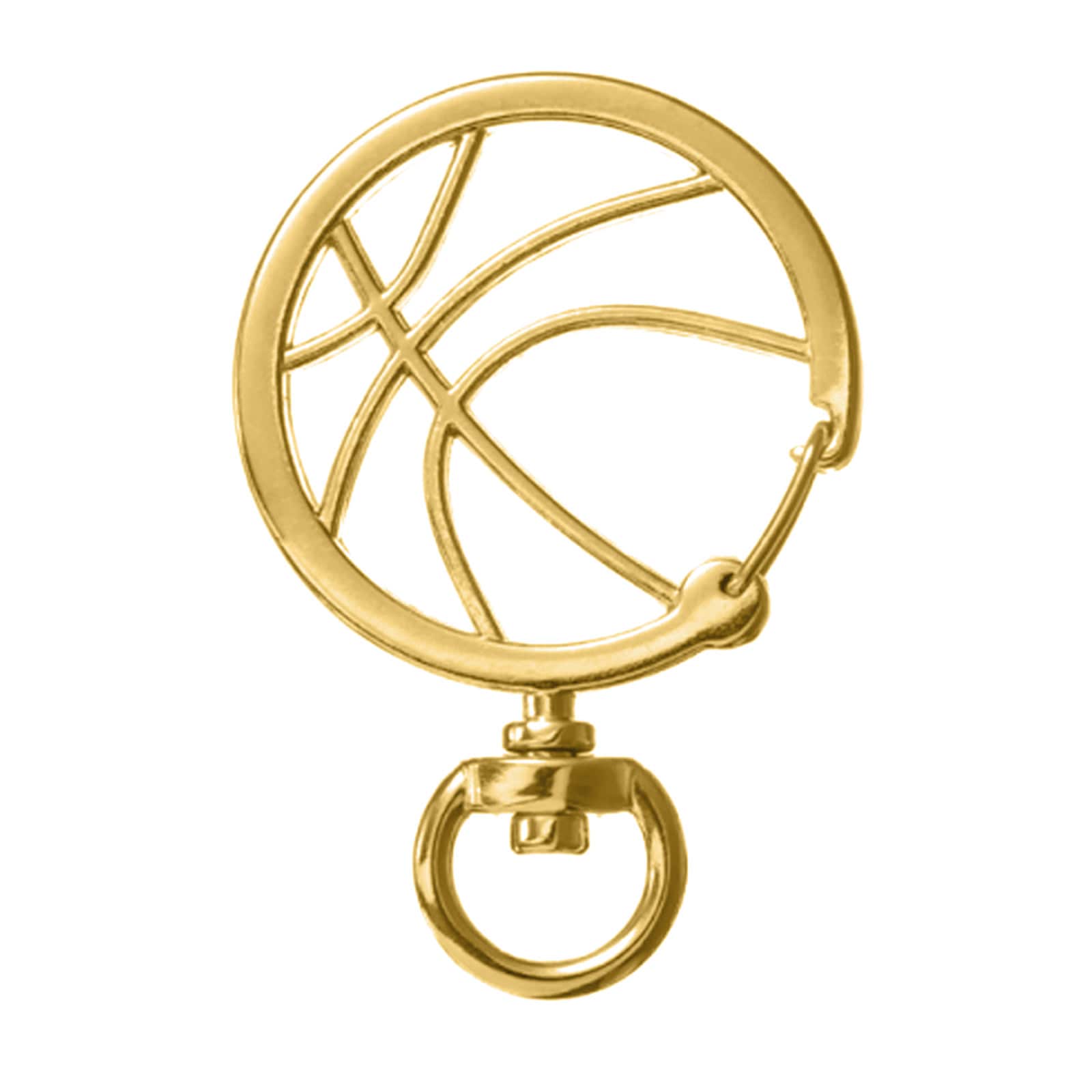 チャームフック バスケットボール ゴールド