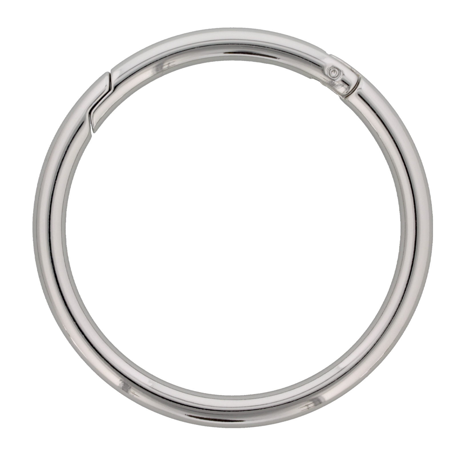 ダイキャストカラビナ 特大 φ6.5×83mm 丸線丸型 シルバー