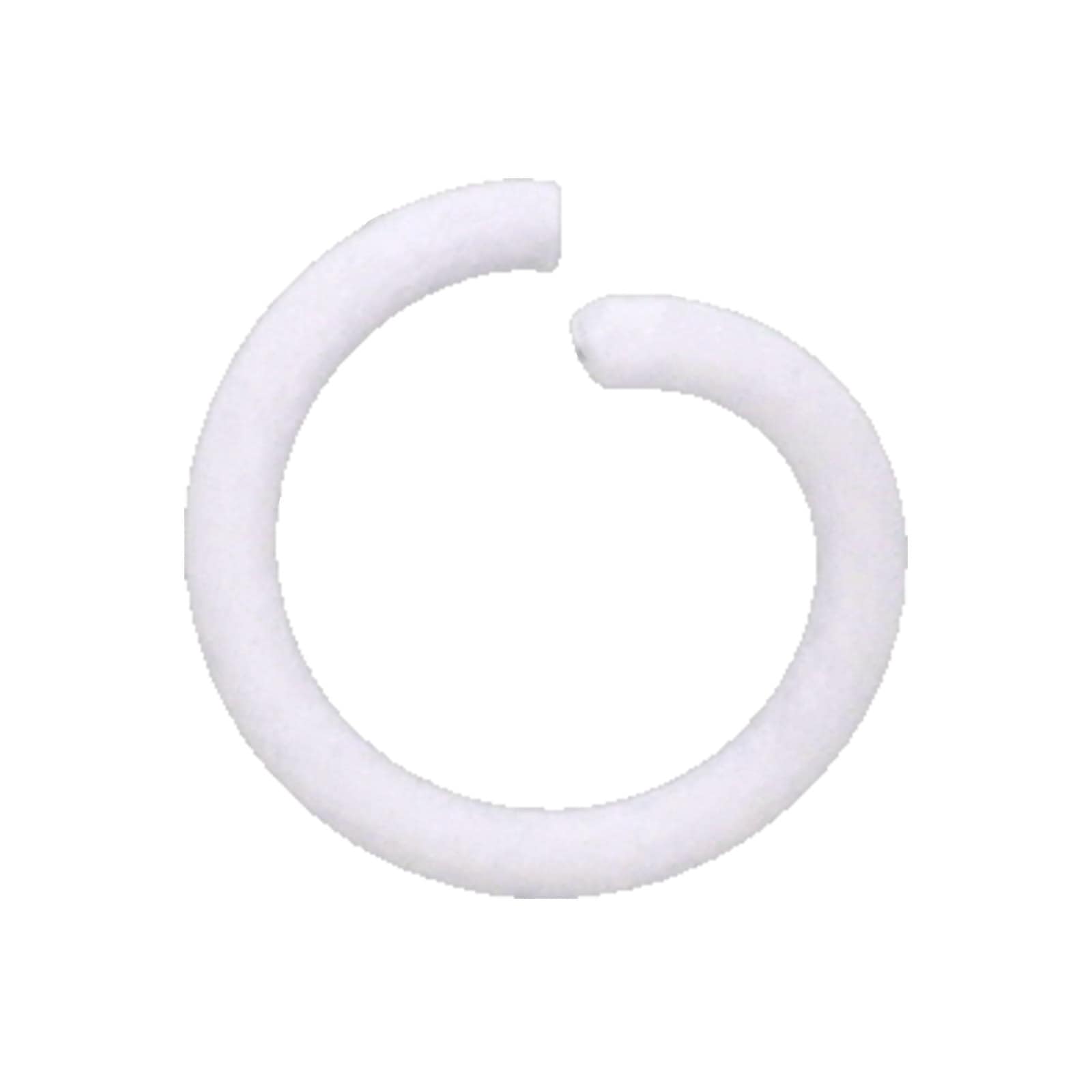 カラー丸カン 線径φ1.2×外径10mm ホワイト 【数量限定】